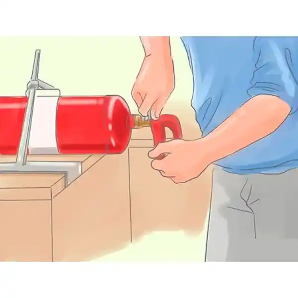 تخلیه کپسول آتش نشانی